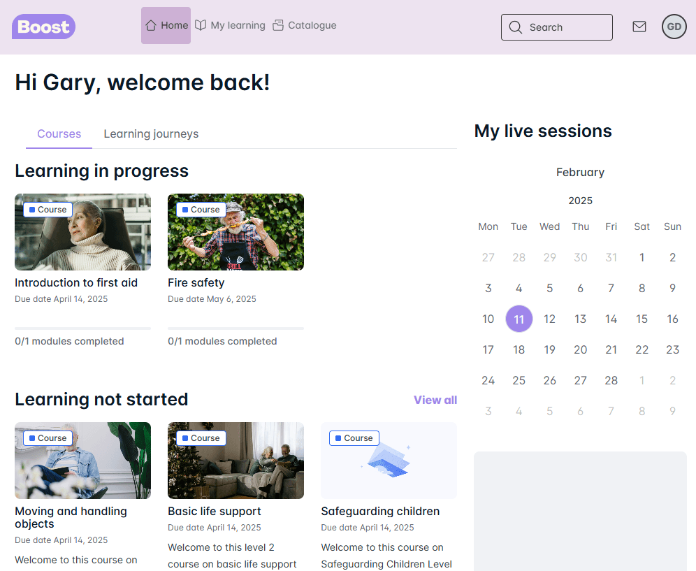 Boost Learn Home Page